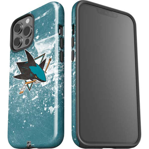 NHL San Jose Sharks Frozen iPhone 15 Pro Max Impact Case